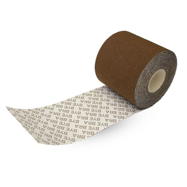 BYE-BRA - BODY TAPE 5 M X 6,5 CM + 3 PAIRES DE CACHE-MATIN MARRON by BYE BRA - TAPES