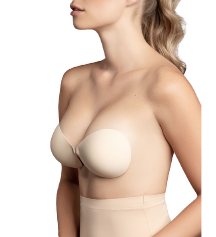BYE-BRA - SOUTIEN-GORGE INVISIBLE NOIR BONNET A by BYE BRA - BRAS