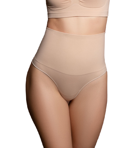 BYE-BRA - FAONNEUR SANS POINTS STYLE STRING BEIGE TAILLE S by BYE BRA - UNDERWEAR