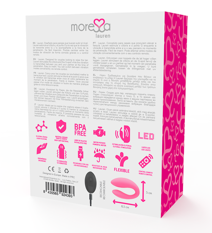 MORESSA - STIMULATEUR TÉLÉCOMMANDE LAUREN POUR COUPLES by MORESSA