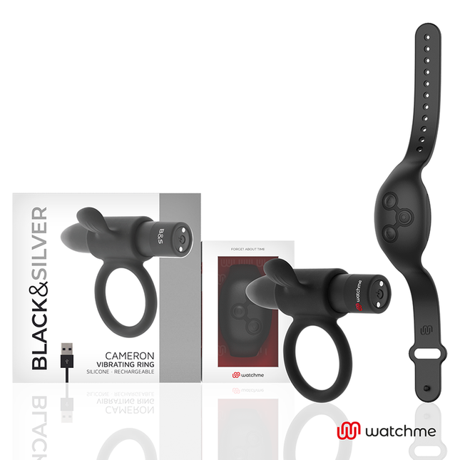 BLACK&SILVER - COCKRING À TÉLÉCOMMANDE CAMERON WATCHME by BLACK&SILVER