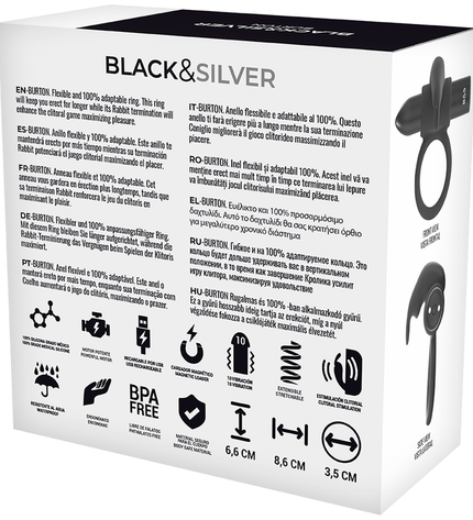 BLACK&SILVER - BURTON TÉLÉCOMMANDE COCKRING WATCHME by BLACK&SILVER