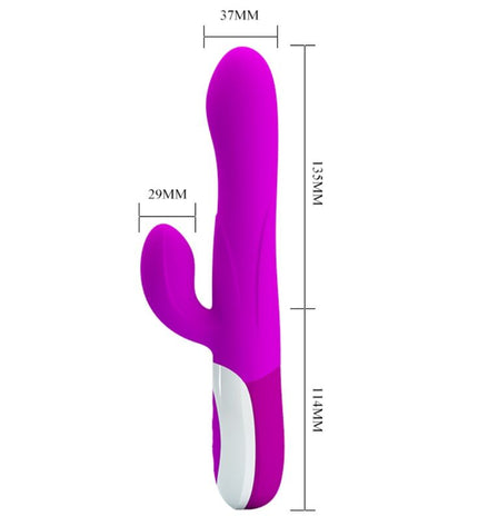 PRETTY LOVE - VIBRATEUR GONFLABLE RECHARGEABLE DEMPSEY - Concombre Boutique