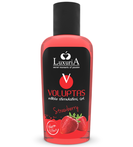 INTIMATELINE LUXURIA - VOLUPTAS GEL DE MASSAGE COMESTIBLE EFFET CHAUFFANT - FRAISE 100 ML by INTIMATELINE LUXURIA