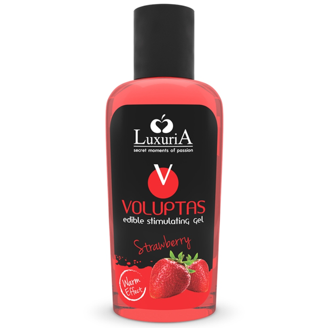 INTIMATELINE LUXURIA - VOLUPTAS GEL DE MASSAGE COMESTIBLE EFFET CHAUFFANT - FRAISE 100 ML by INTIMATELINE LUXURIA
