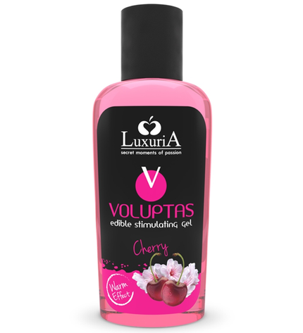 INTIMATELINE LUXURIA - VOLUPTAS GEL DE MASSAGE COMESTIBLE EFFET CHAUFFANT - CERISE 100 ML by INTIMATELINE LUXURIA