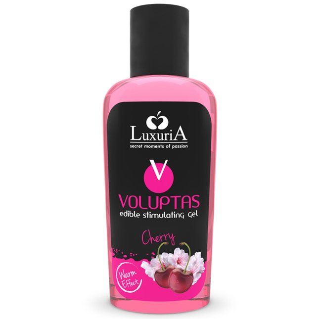 INTIMATELINE LUXURIA - VOLUPTAS GEL DE MASSAGE COMESTIBLE EFFET CHAUFFANT - CERISE 100 ML by INTIMATELINE LUXURIA