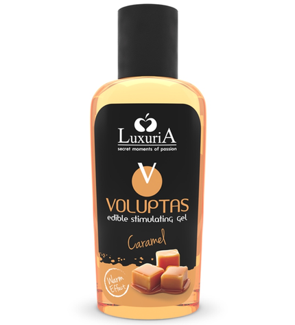 INTIMATELINE LUXURIA - VOLUPTAS GEL DE MASSAGE COMESTIBLE EFFET CHAUFFANT - CARAMEL 100 ML by INTIMATELINE LUXURIA
