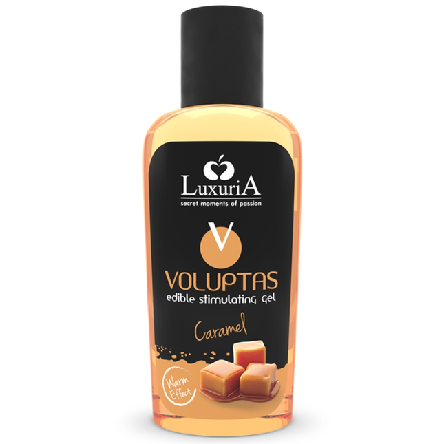 INTIMATELINE LUXURIA - VOLUPTAS GEL DE MASSAGE COMESTIBLE EFFET CHAUFFANT - CARAMEL 100 ML by INTIMATELINE LUXURIA