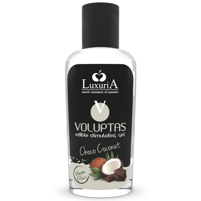 INTIMATELINE LUXURIA - VOLUPTAS GEL DE MASSAGE COMESTIBLE EFFET CHAUFFANT - NOIX DE COCO ET CRÈME 100 ML by INTIMATELINE LUXURIA