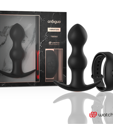 ANBIGUO - WATCHME TÉLÉCOMMANDE PLUG VIBRATEUR ANAL TIBERIO by ANBIGUO