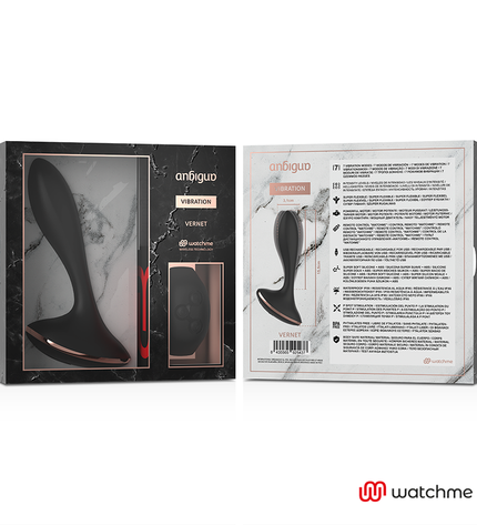 ANBIGUO - WATCHME VIBRATEUR TÉLÉCOMMANDE PLUG ANAL VERNET by ANBIGUO