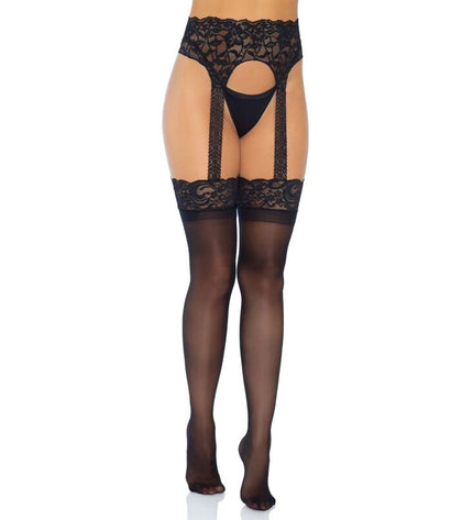 LEG AVENUE - BAS JARRETELLES OPAQUE TAILLE UNIQUE by LEG AVENUE HOSIERY