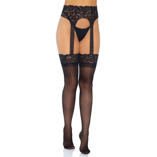 LEG AVENUE - BAS JARRETELLES OPAQUE TAILLE UNIQUE by LEG AVENUE HOSIERY