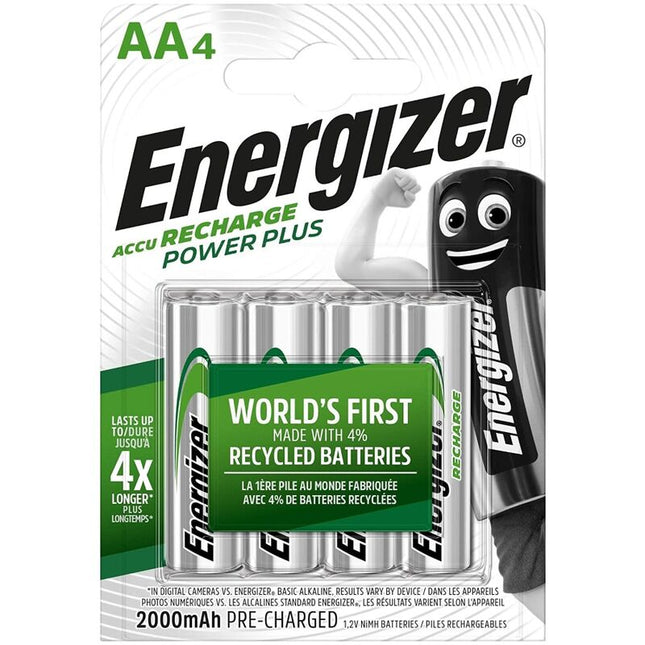 ENERGIZER - PILES RECHARGEABLES AA4 BLISTER 4 by ENERGIZER