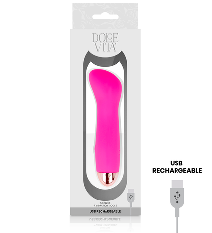 DOLCE VITA - VIBRATEUR RECHARGEABLE ONE ROSE 7 VITESSES by DOLCE VITA