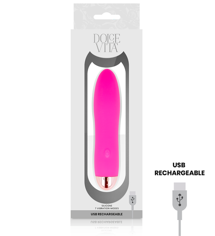 DOLCE VITA - VIBRATEUR RECHARGEABLE QUATRE ROSE 7 VITESSES by DOLCE VITA