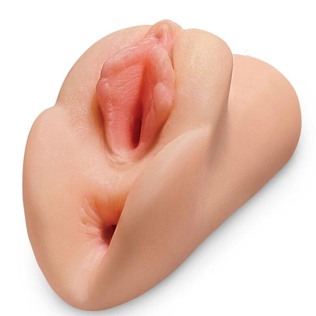 PDX PLUS - MASTURBATEUR NATUREL VAGIN ET ANUS DOUBLE STROKER CHATTE PARFAITE by PDX PLUS+