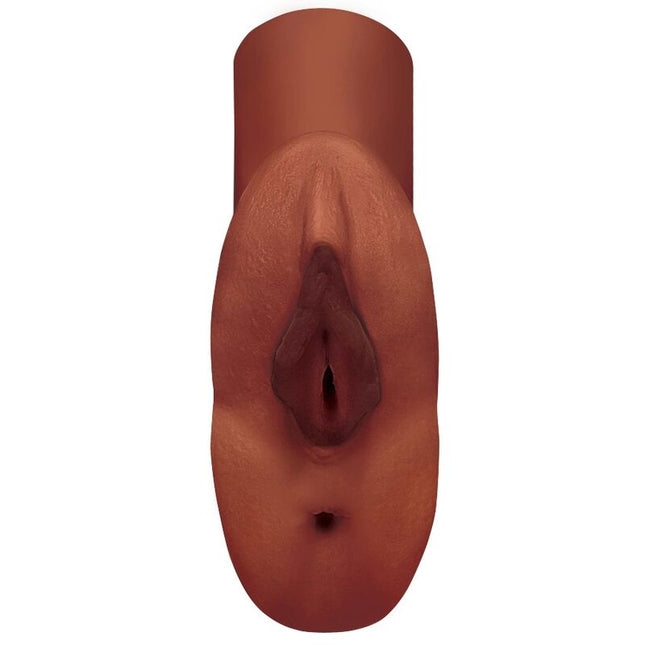 PDX PLUS - MASTURBATEUR VAGIN ET ANUS DOUBLE STROKER PERFECT PUSSY BRUN by PDX PLUS+