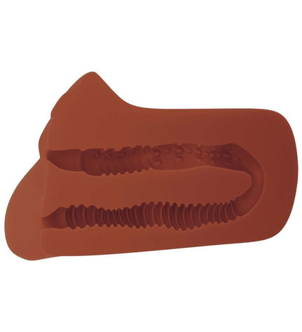 PDX PLUS - MASTURBATEUR DOUBLE MARRON CHOISISSEZ VOTRE PLAISIR by PDX PLUS+