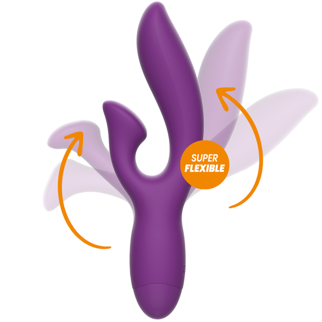 REWOLUTION - REWOFUN VIBRATEUR FLEXIBLE AVEC LAPIN by REWOLUTION