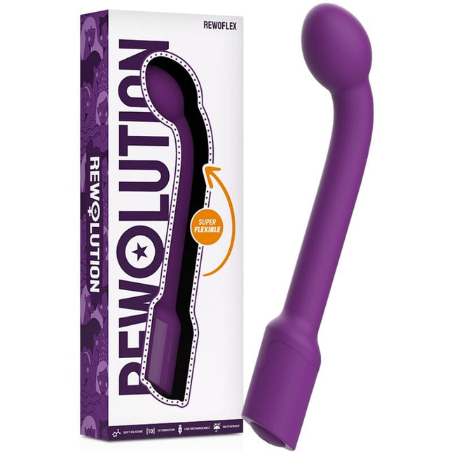 REWOLUTION - REWOFLEX VIBRATEUR STIMULATEUR DE POINT G FLEXIBLE by REWOLUTION