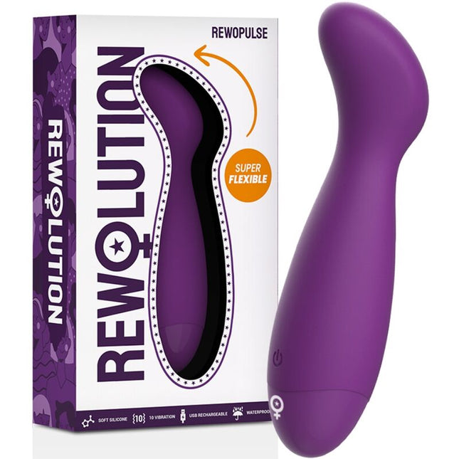 REWOLUTION - REWOPULSE VIBRATEUR FLEXIBLE STIMULATEUR DE POINT G by REWOLUTION