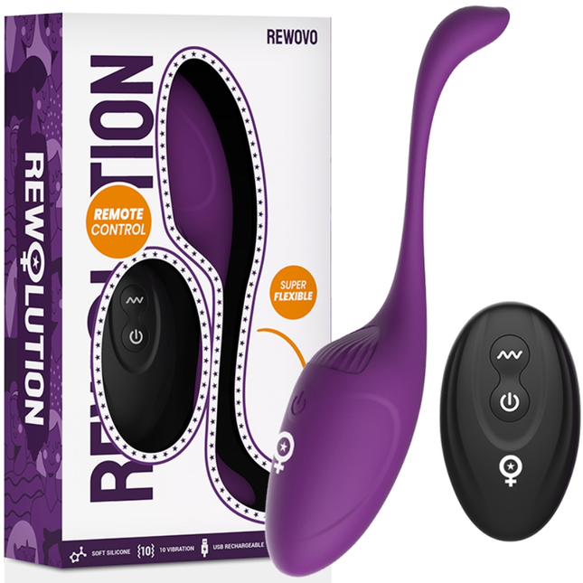 REWOLUTION - REWOVO TÉLÉCOMMANDE VIBRATEUR OEUFS by REWOLUTION
