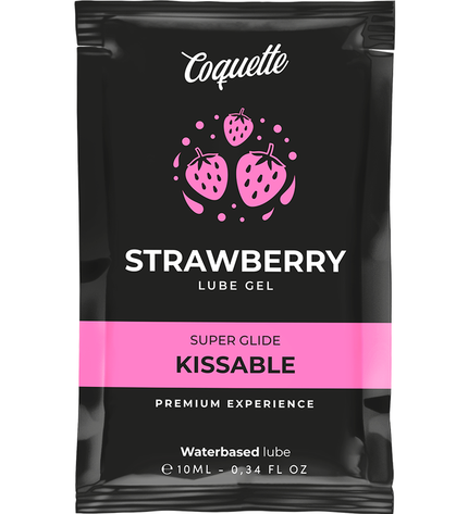COQUETTE COSMETICS - LUBRIFIANT KISSABLE BASE DEAU DE FRAISE POCHE 10 ML by COQUETTE COSMETICS