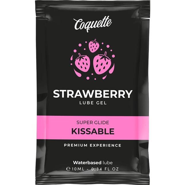 COQUETTE COSMETICS - LUBRIFIANT KISSABLE BASE DEAU DE FRAISE POCHE 10 ML by COQUETTE COSMETICS