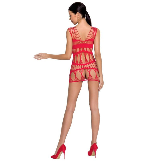 PASSION - FEMME BS089 BODYSTOCKING ROUGE TAILLE UNIQUE by PASSION WOMAN