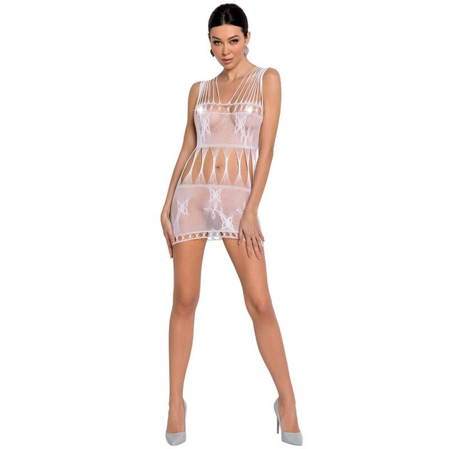 PASSION - FEMME BS090 BODYSTOCKING BLANC TAILLE UNIQUE by PASSION WOMAN