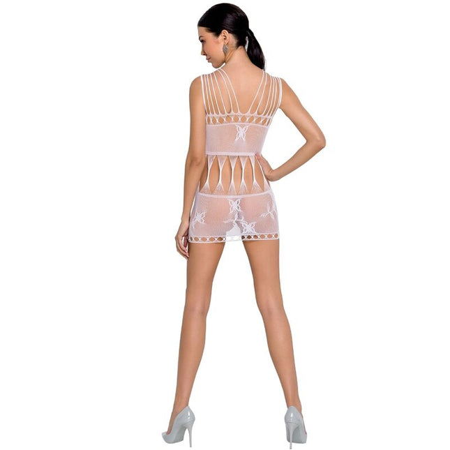 PASSION - FEMME BS090 BODYSTOCKING BLANC TAILLE UNIQUE by PASSION WOMAN