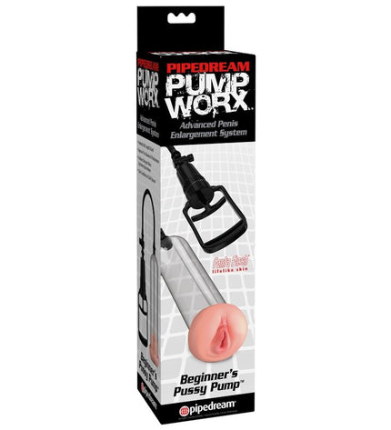 PUMP WORX BOMBA DE ERECCION CON VAGINA PARA PRINCIPIANTES - Concombre Boutique