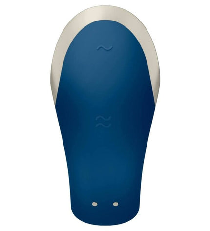 SATISFYER - VIBRATEUR DOUBLE LOVE LUXURY PARTNER BLEU by SATISFYER PARTNER