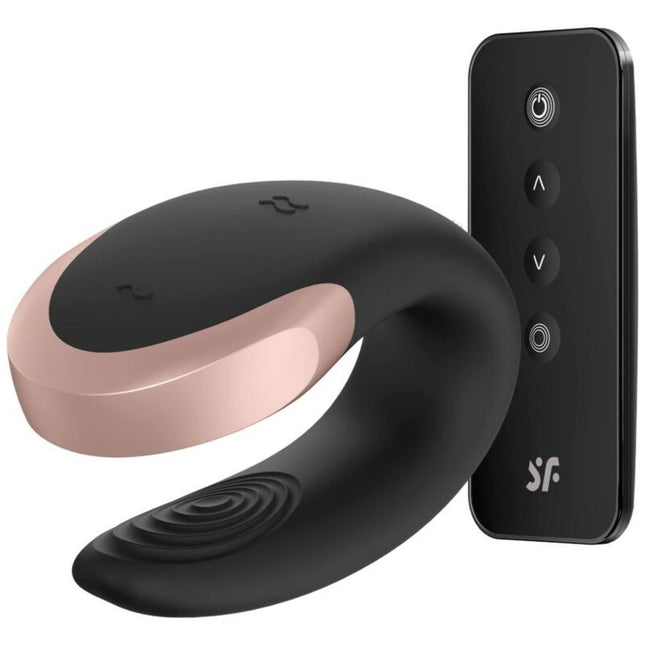 SATISFYER - VIBRATEUR DOUBLE LOVE LUXURY PARTNER NOIR by SATISFYER PARTNER