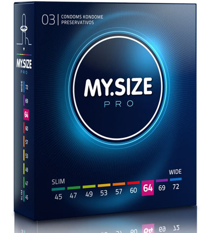 MY SIZE - PRO PRESERVATIFS 64 MM 3 UNITES by MY SIZE PRO