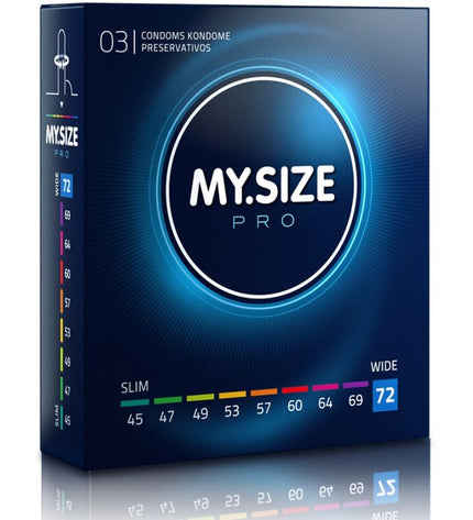 MY SIZE - PRO PRÉSERVATIFS 72 MM 3 UNITÉS by MY SIZE PRO