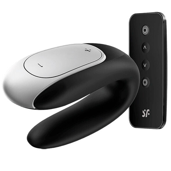 SATISFYER - VIBRATEUR PARTENAIRE DOUBLE FUN NOIR by SATISFYER CONNECT