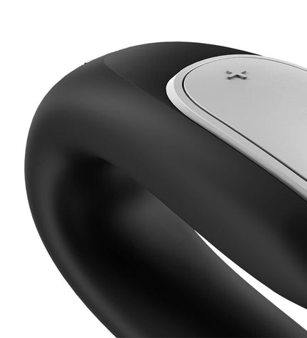 SATISFYER - VIBRATEUR PARTENAIRE DOUBLE FUN NOIR by SATISFYER CONNECT