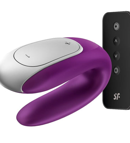 SATISFYER - VIBRATEUR PARTENAIRE DOUBLE FUN VIOLET by SATISFYER CONNECT