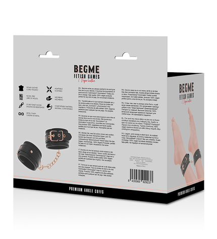 BEGME - BLACK EDITION PREMIUM MENOTTES POUR CHEVILLES by BEGME BLACK EDITION