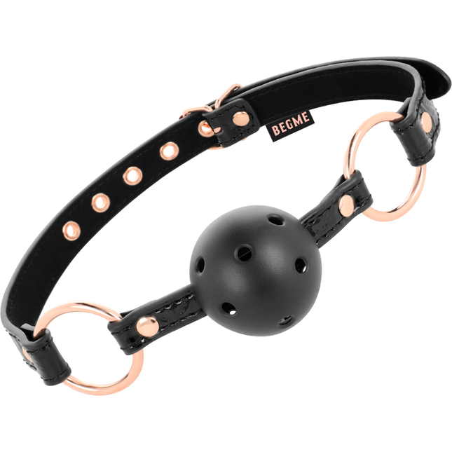 BEGME - BLACK EDITION BALL GAG CUIR VEGAN by BEGME BLACK EDITION