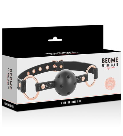 BEGME - BLACK EDITION BALL GAG CUIR VEGAN by BEGME BLACK EDITION