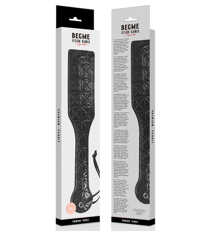 BEGME - PADDLE EN CUIR VÉGÉTALIEN ÉDITION NOIRE by BEGME BLACK EDITION