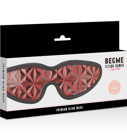 BEGME - MASQUE AVEUGLE PREMIUM ÉDITION ROUGE AVEC DOUBLURE EN NÉOPRÈNE by BEGME RED EDITION