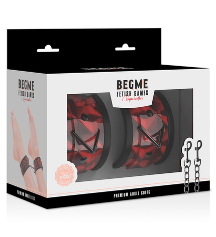 BEGME - CHEVILLES PREMIUM ÉDITION ROUGE AVEC DOUBLURE EN NÉOPRÈNE by BEGME RED EDITION