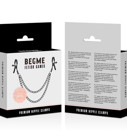BEGME - PINCES TAMELON RED EDITION AVEC CHAÎNE by BEGME RED EDITION