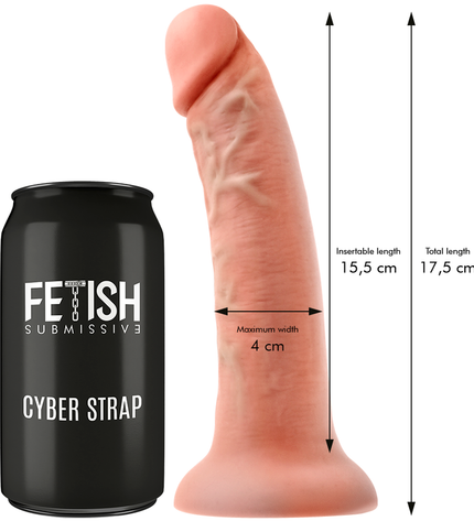FETISH SUBMISSIVE CYBER STRAP - HARNAIS AVEC TÉLÉCOMMANDE DILDO WATCHME S TECHNOLOGIE by FETISH SUBMISSIVE CYBER STRAP
