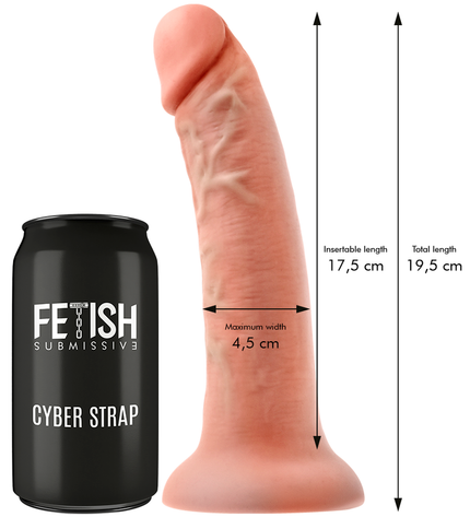 FETISH SUBMISSIVE CYBER STRAP - HARNAIS AVEC TÉLÉCOMMANDE DILDO WATCHME M TECHNOLOGIE by FETISH SUBMISSIVE CYBER STRAP